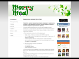 Веб портал merrymeal - менеджер по правильному питанию